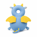 Blue dragon baby head protection cushion