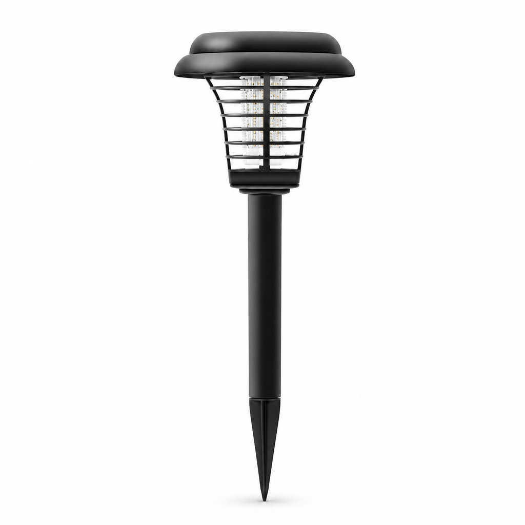 Large Round 42cm solar mosquito killer lamp