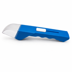 Blue handheld insect catcher